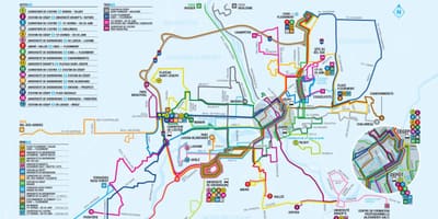 Quebec City busz útvonalak térkép