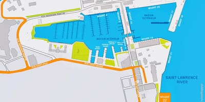 Térkép Quebec City cruise terminal