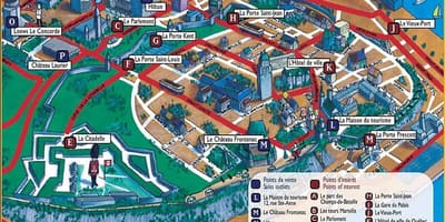Quebec látnivalók térkép