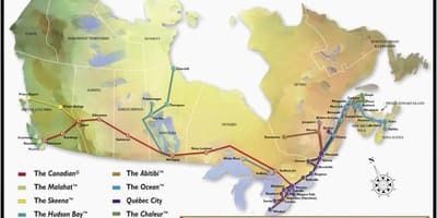 Térkép Quebec City vasútállomás