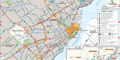 Térkép Quebec City területén
